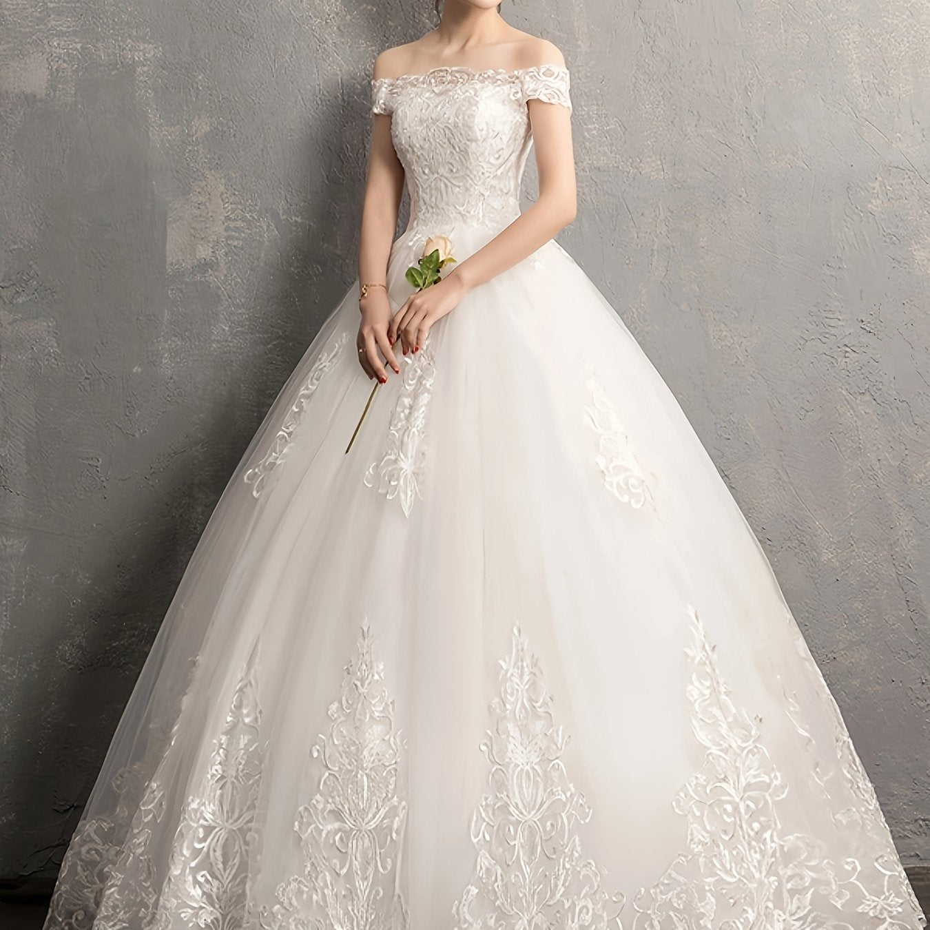 Elegant White One-Shoulder Wedding Dress with Intricate Embroidery, A-Line Silhouette, Back Tie Waist, Long Formal Gown for Bridal, Party, and Evening Events, Wedding Dresses for Bride, Party Evening Wear, Sophisticated Craftsmanship
