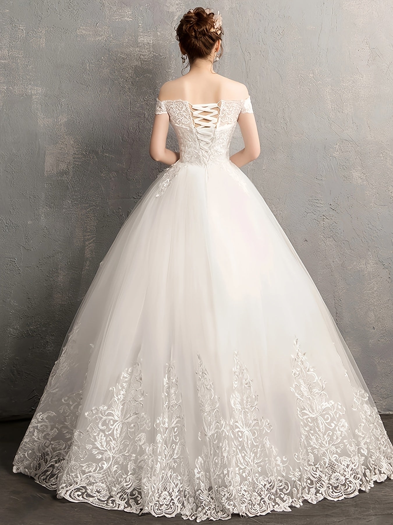 Elegant White One-Shoulder Wedding Dress with Intricate Embroidery, A-Line Silhouette, Back Tie Waist, Long Formal Gown for Bridal, Party, and Evening Events, Wedding Dresses for Bride, Party Evening Wear, Sophisticated Craftsmanship